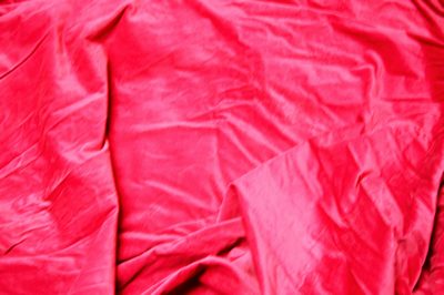 Tissue, red, velours (for small draperies)&quot;