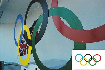 Olympic Rings to hang up