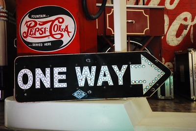 Traffic sign &quot;One Way&quot;