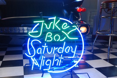 Neon &quot; Juke-box Saturday night &quot; 220v