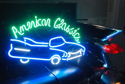 Neon &quot; American Classic &quot; Cadillac 220v