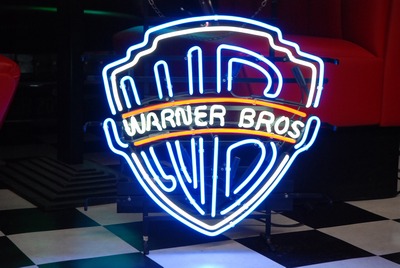 Neon &quot; WB Warner Bros. &quot; Logo 220v