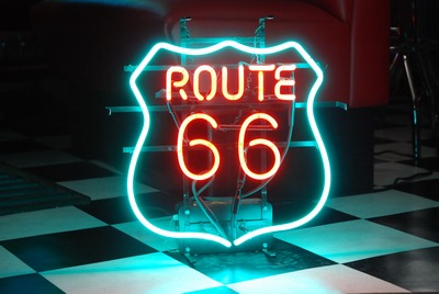 Neon, just &quot; Route 66 &quot; 220v
