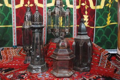 Lantern, Maroccan, transparant Glass