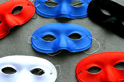 sale Mask Velvet Loop, Blue