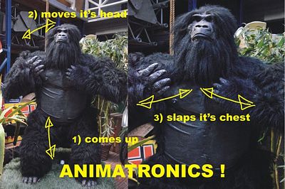 Gorilla Animatronics 220v