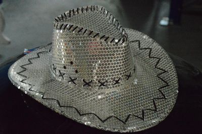 sale Cowboyhat in Silver Sequin