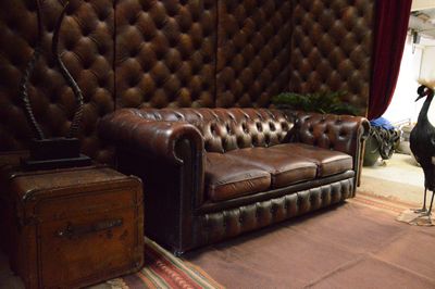 Chesterfield, Bench, Brown