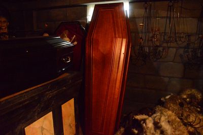 Coffin Real, Maple-Brown varnish  (closed)