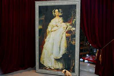 Painting, Portrait,  Queen  with Child