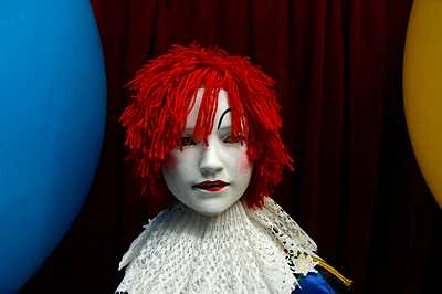 sale a Red Clown&#039;s Wig of cord