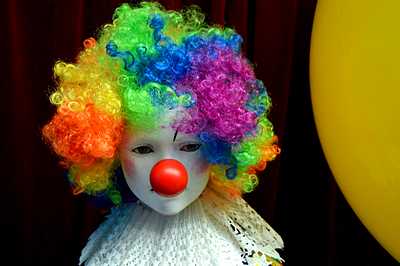 sale  Clown&#039;s Wig Rainbow