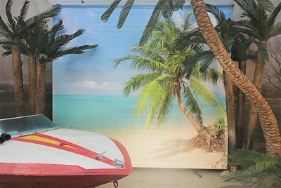 Palmbeach  Photoprint on canvas Right-Side