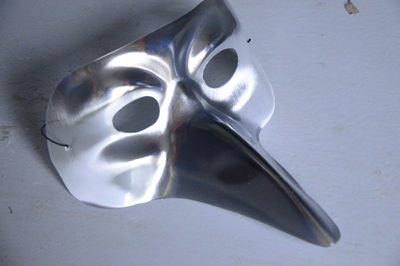 sale Mask with Long Nose  Silver