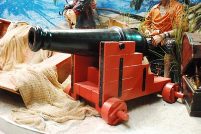 Cannon Red ,  for Pirates or Battlement