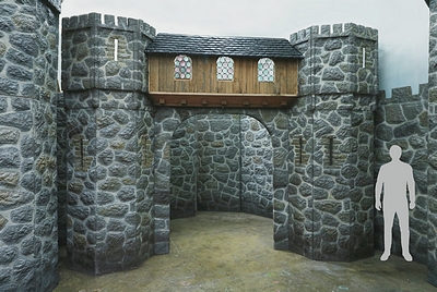 Castle, New, Entrance,  Gate