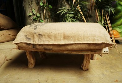 Cushion/Seat for two,  with a Sac