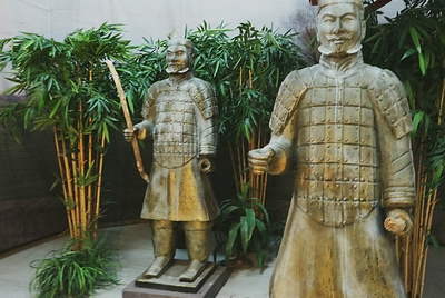 Chinese Soldier in Bronze