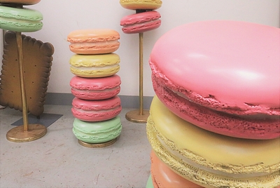 Tower of Five Macarons