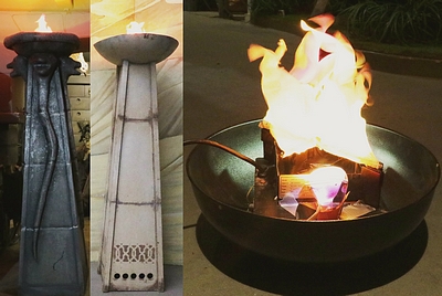 Artificial Flame Medium in Bowl 220V