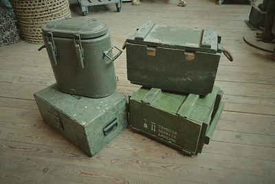 Army Boxes  Four small