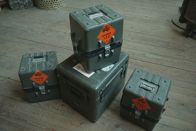 Army Crates, set of, Four for Explosives