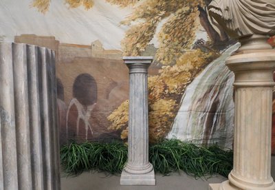 Pedestal  Dorian Column in Marble