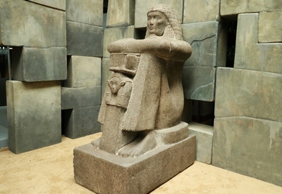 Block Statue Egyptian of Hetep