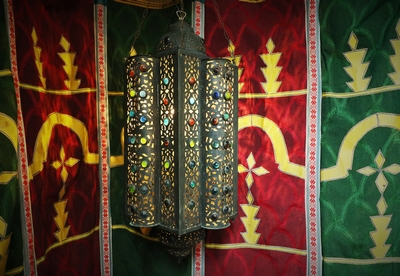 Lantern Maroccan, Emeralds, Hanging L 220V