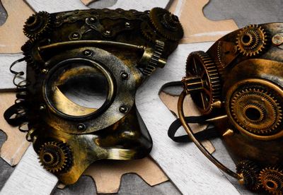 sale Steampunk  Half-a-Face-covering Mask. a pc.