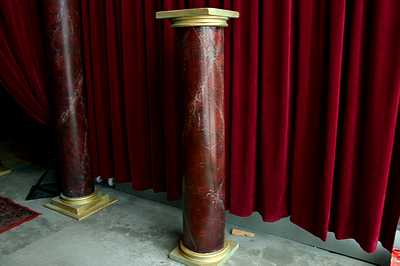 Column, Red Marble