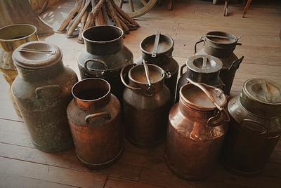 Milk Can, iron or Copper