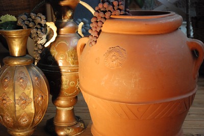 Vase, terra-cotta, bowl, ancient
